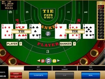 БАКАРА – една кралска казино игра с карти