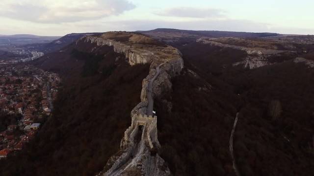 Крепост Овеч Провадия Варна заснето от високо