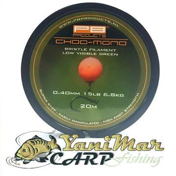 Влакно за поводи Chod Mono PB Products, Аксесоари за риболов на шаран и монтаж на косъм