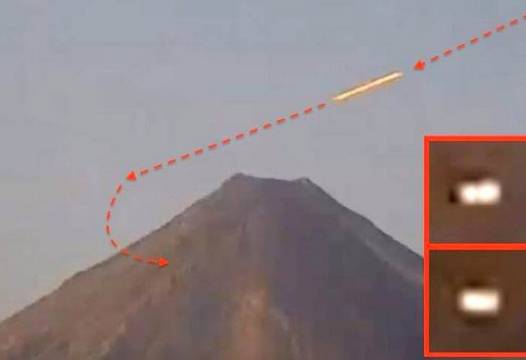 Заснеха уникални кадри с НЛО над вулкана Попокатепетъл, извънземните имали тайна база там (ВИДЕО)