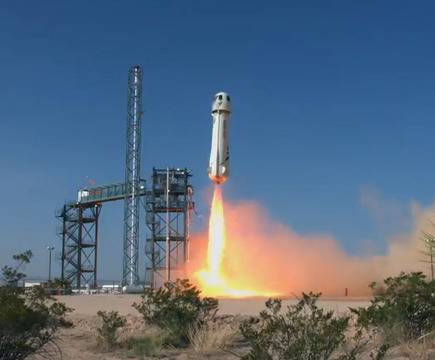 Космическият кораб Ню Шепърд на Блу Ориджин ще лети на 21-ви януари