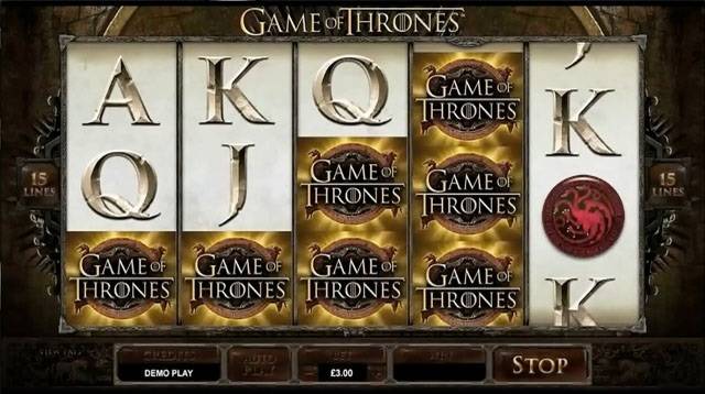 Игра на тронове - онлайн слот игра