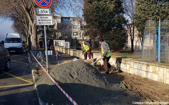 Започна обновяването на поморийските улици „Мусала“ и „Княз Борис I“