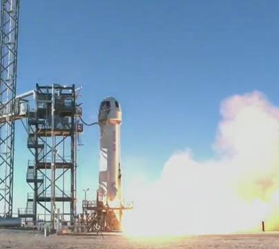 УСПЕХ: Суборбиталният кораб Ню Шепърд изведе в космоса множество научни експерименти!