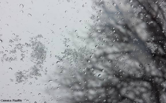 Дъжд и сняг ще валят днес в почти цялата страна