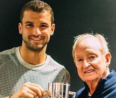 Легендарният Род Лейвър връчи трофей на Гришо (СНИМКА)