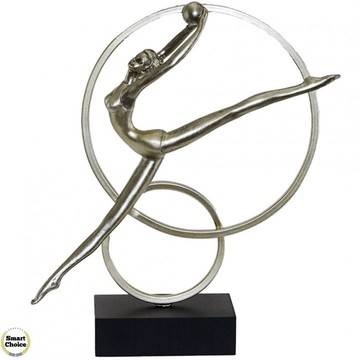 Статуетка фигура от полирезин – Гимнастичка с топка 35 см. Модел 81-7251