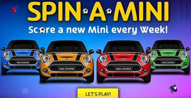 Игра с награда нов Мини Купър