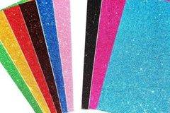 Листа за декорация EVA А4 с брокат