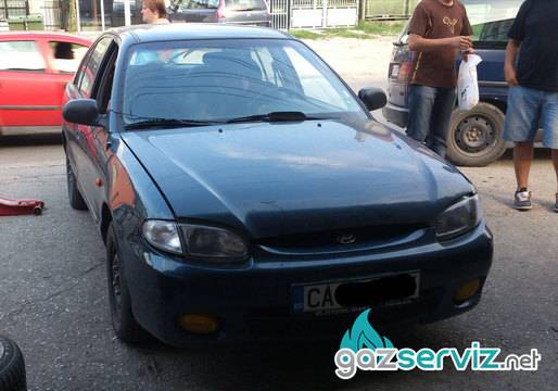 Hyundai Accent с газов инжекцион Agis