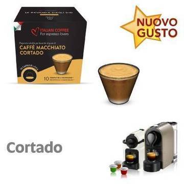 Капсули Italian Coffee Macchiato – Cortado 10 бр. съвместими с Nespresso