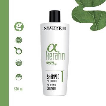 Selective Professional Alpha Keratin No. 1 Pre-Treatment Shampoo Шампоан – 1стъпка от кератинова терапия 500 ml