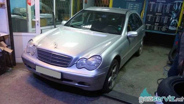 Mercedes C180 с газова уредба Digitronic