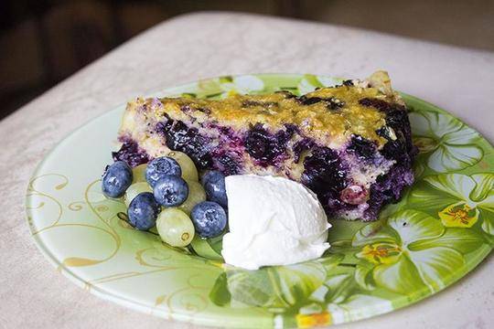 Кокосов кекс с плодове