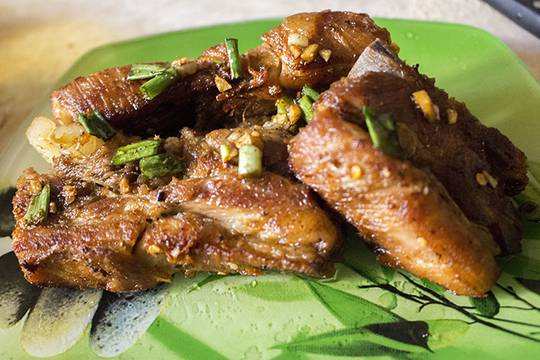 Пържени ребърца