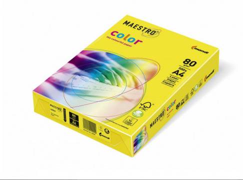 Цветна копирна хартия Монди горчица IG50-А4