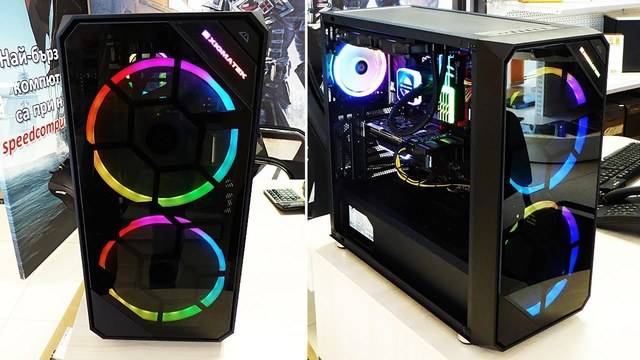 PC Case Xigmatek ZEST EATX 2x 200mm Front RGB Ring Fans