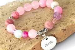 Гривна С Розов Кварц Monaco