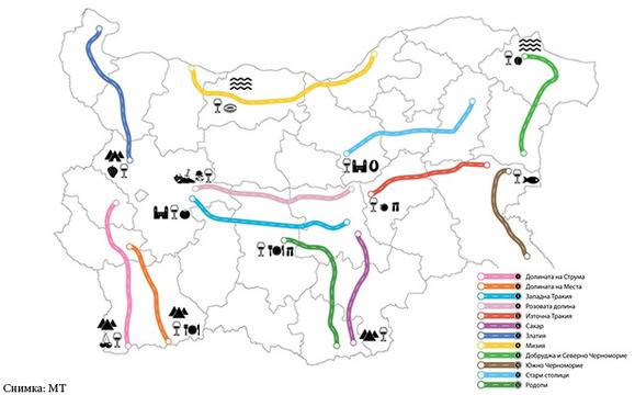 Винено-кулинарните дестинации на България са вече достъпни в нета