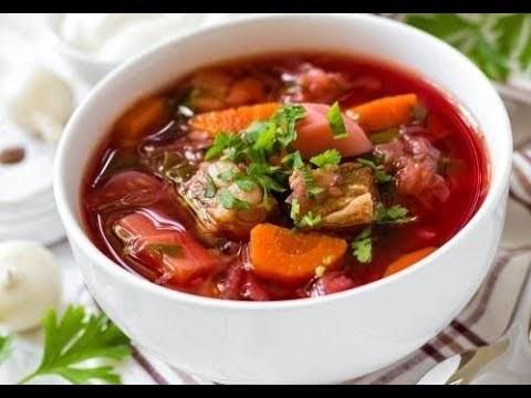 Летен борш с пресни зеленчуци