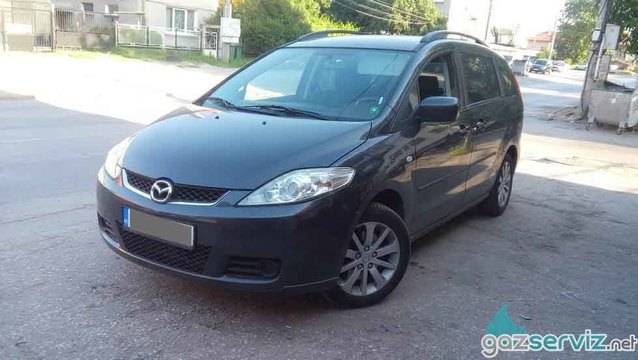 Mazda 5 с газова уредба Digitronic