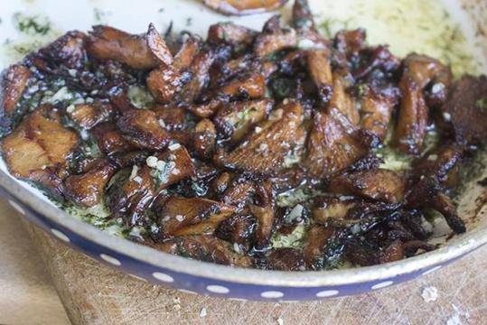 Гъби Кладница в Масло