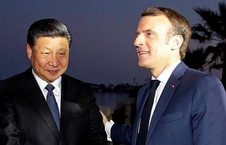 Еманюел Макрон посрещна Си Цзинпин на лазурния бряг