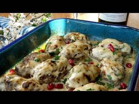 Кюфтета с млечен сос