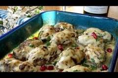 Кюфтета с млечен сос