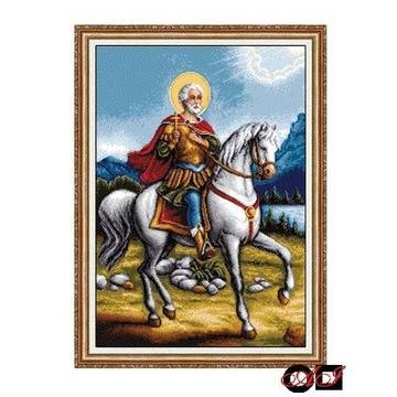 Наличен Диамантен гоблен СВЕТИ МИНА: Размер и Вид – Квадратни диаманти 39х28