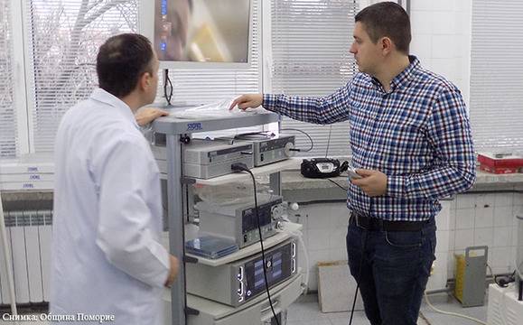 АГ отделението в Поморие се сдоби с нов модерен апарат