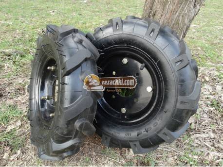 Гумa с джантa 4 х 8 за мотофреза Gardenia