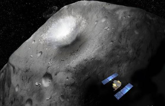 Армагедон на астероид! Японската мисия Хаябуса 2 спусна взривно устройство върху повърхността на Рюгу!