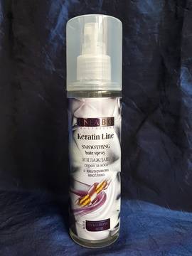 Linea Bio Keratin Line Smoothing spray Изглаждащ спрей за коса с хиалуронова киселина 180мл