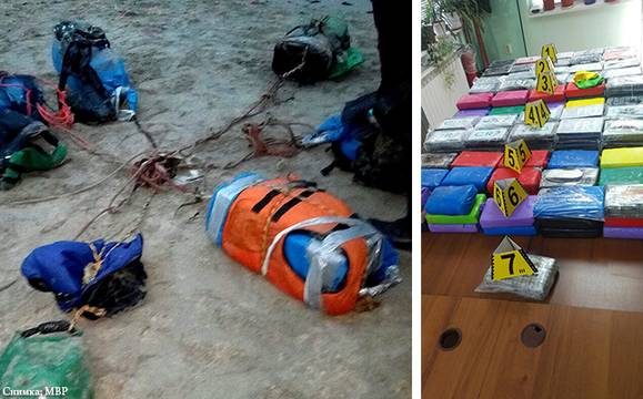 МВР: Откритият край Шабла кокаин е с концентрация над 90%