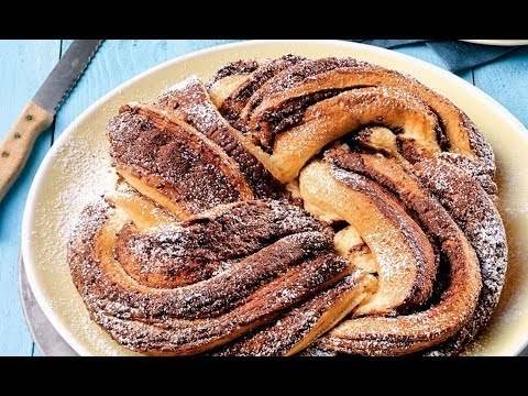 Засукан козунак с шоколад