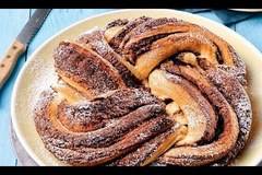 Засукан козунак с шоколад