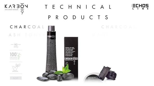 Echosline Karbon 9 Toner Сив тонер със 100% органичен въглен .Веган 100мл