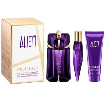 Дамски комплект Thierry Mugler Alien EDP 60ml, EDP 10ml и душ гел 50ml