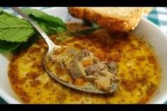 Великденска агнешка дроб чорба със застройка