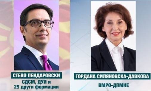 Пендаровски и Давкова на балотаж за президент на Северна Македония