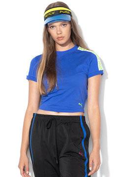 Дамска синя Тениска с контрастни зони – Puma