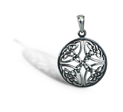 Сребърен медальон с келтски мотиви Studio Nikolas