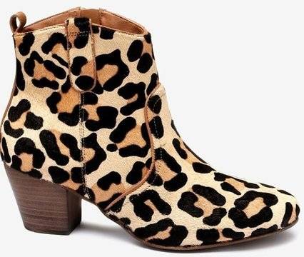 Дамски Боти с Животинска щампа и Кожа с Косъм – Next