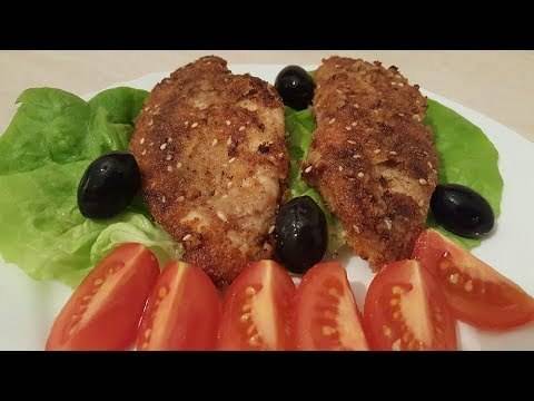 Пилешки Гърди със Сусам и Орехи