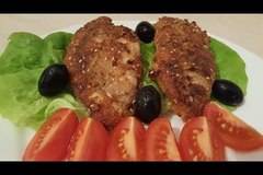 Пилешки Гърди със Сусам и Орехи
