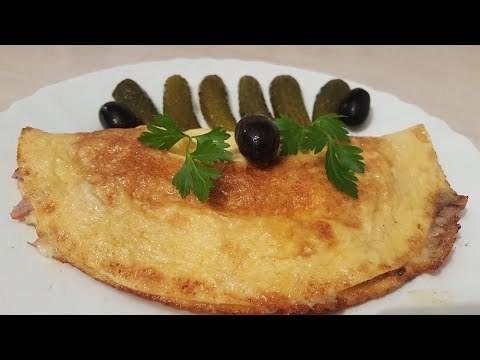 Омлет с Колбас и Кашкавал