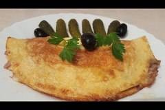 Омлет с Колбас и Кашкавал