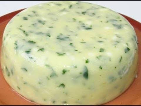 Домашен кашкавал с чесън и магданоз