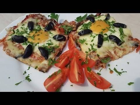 Гъби с Яйца и Шунка